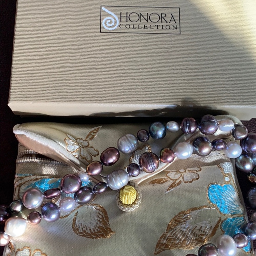 Honora multi-brown pearl 36” necklace. NWOT!❣️ - Picture 4 of 5
